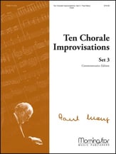 Ten Chorale Improvisations Set #3 Organ sheet music cover